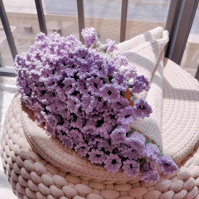 Handmade Crochet Rose Blanket - Fully Crafted Edition